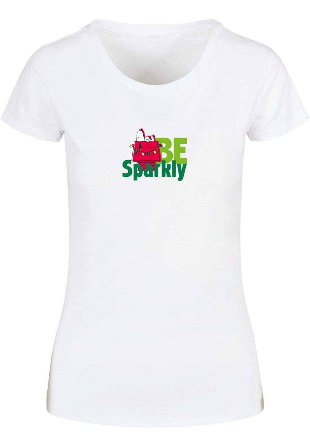 

Рубашка Merchcode Peanuts Be Sparkly, белый