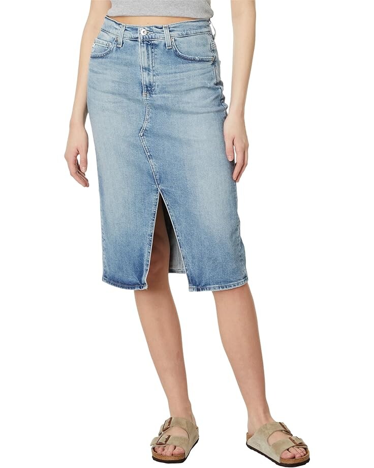 

Юбка AG Jeans Alicia Midi Denim, цвет Eclipsed