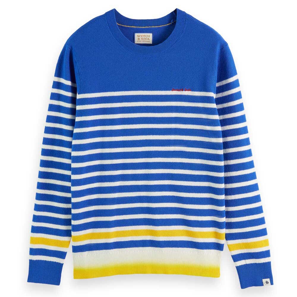 

Свитер Scotch & Soda The Centraal Canvas Crew Neck, Разноцветный