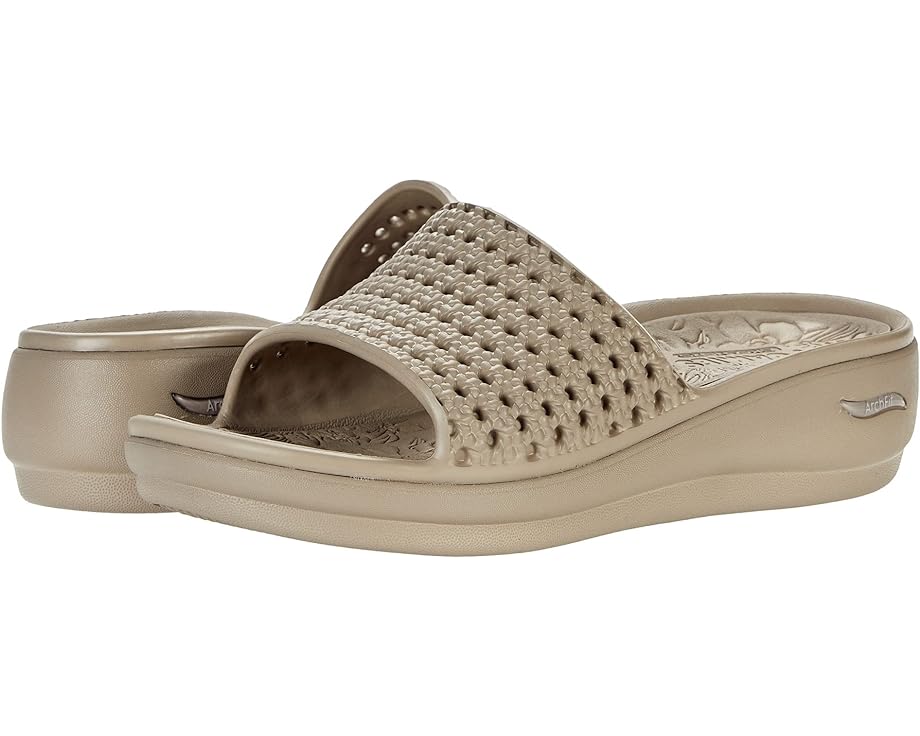 

Сандалии SKECHERS Foamies Arch Fit Ascend Woven Slides, цвет Taupe