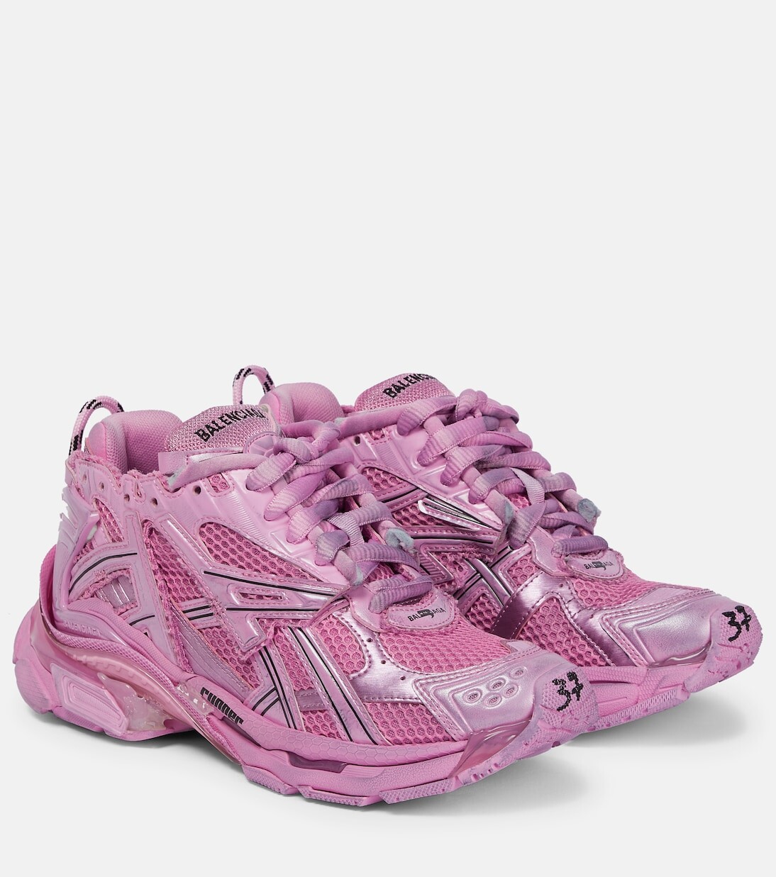 

Кроссовки для бега Balenciaga, розовый