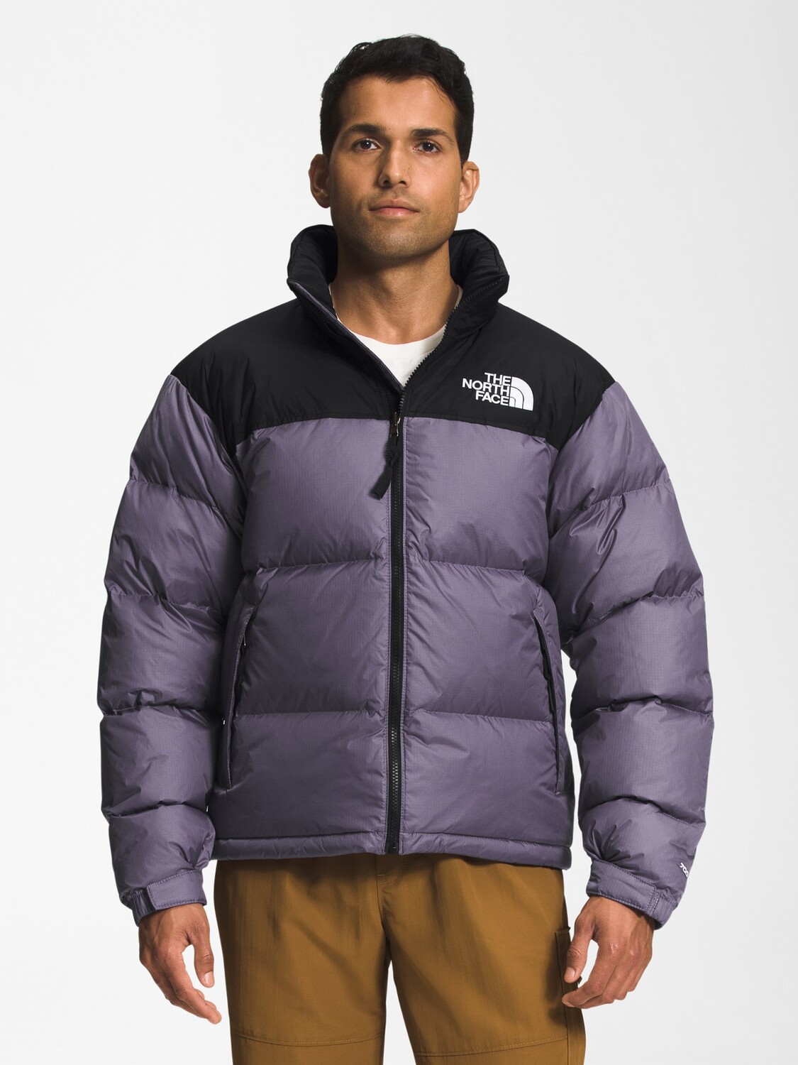 

Пуховик Nuptse 1996 года в стиле ретро – мужской The North Face, фиолетовый