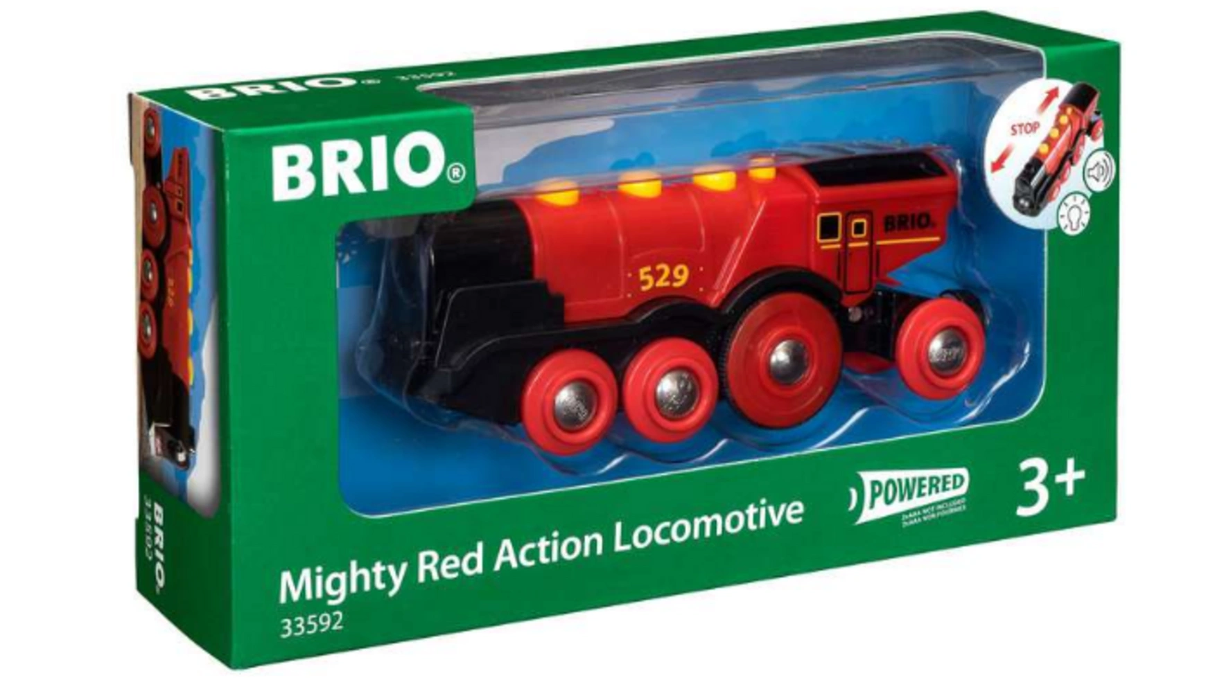 Brio Bahn Аккумуляторный локомотив Red Lola