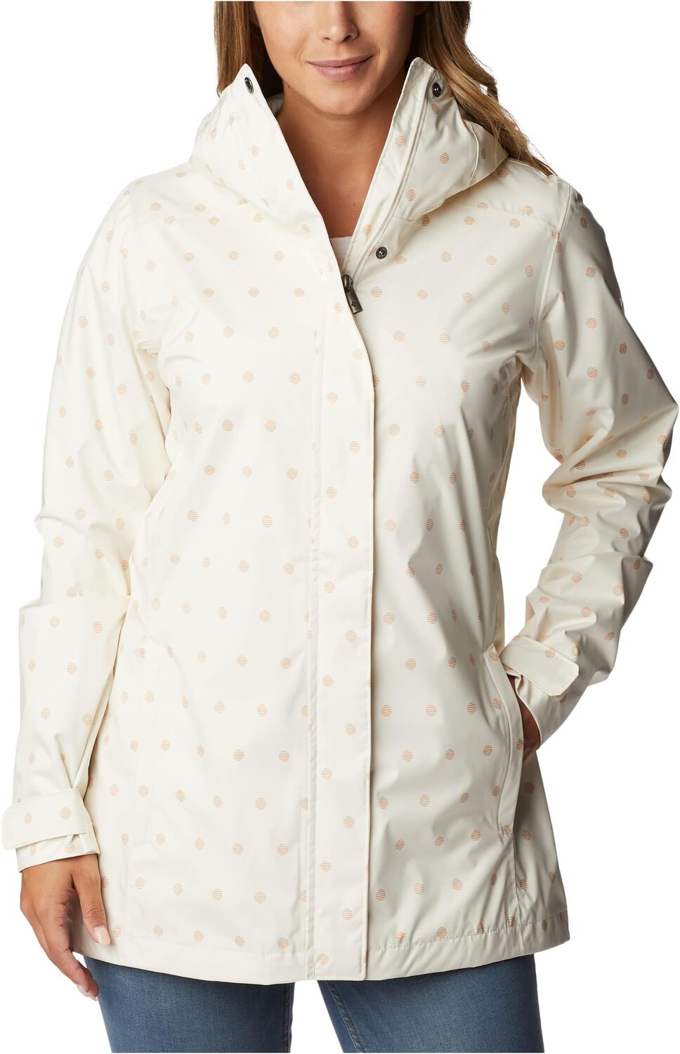 

Дождевик Splash A Little II Columbia, цвет Chalk Swell Dots Print