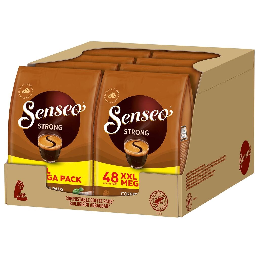 

SENSEO Pads Strong 480 пакетиков кофе, упаковка XXL - 10 x 48 напитков