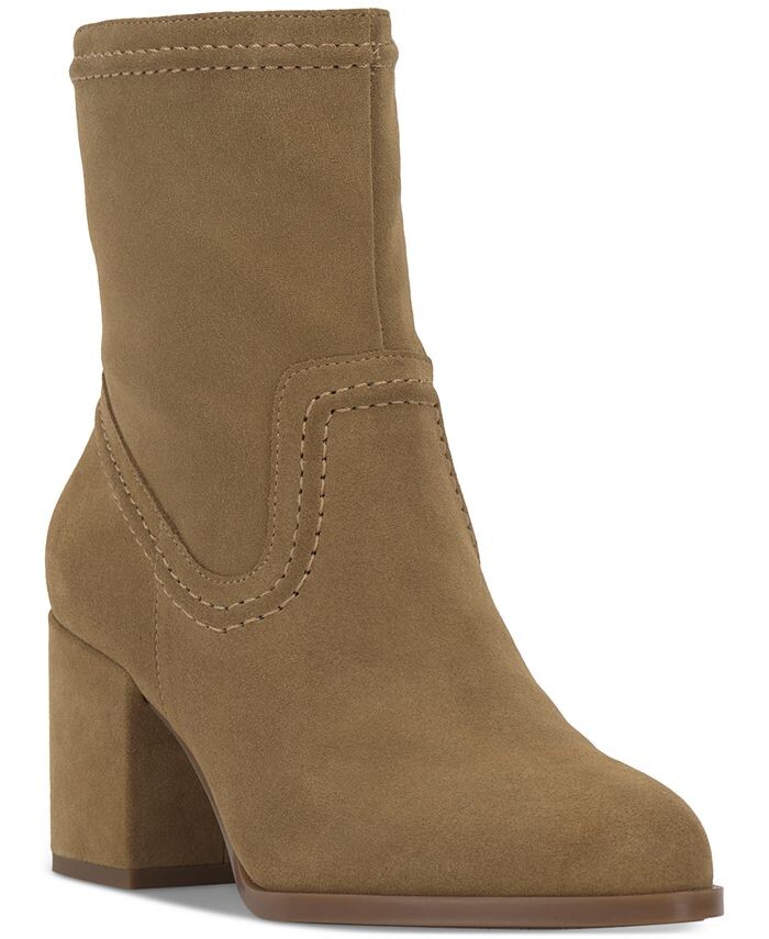 

Женские ботильоны под платье с узором Pailey на блочном каблуке Vince Camuto, тан/бежевый