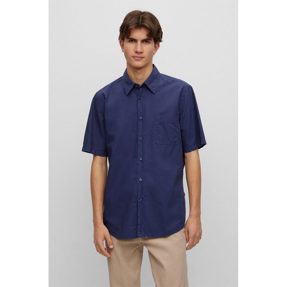 

Рубашка с длинным рукавом BOSS Relegant 6 Short 10247350, синий