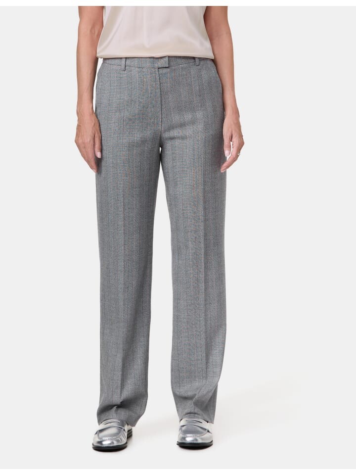 

Тканевые брюки Gerry Weber Tuch/Kombi lang, цвет grau schwarz fischgrat