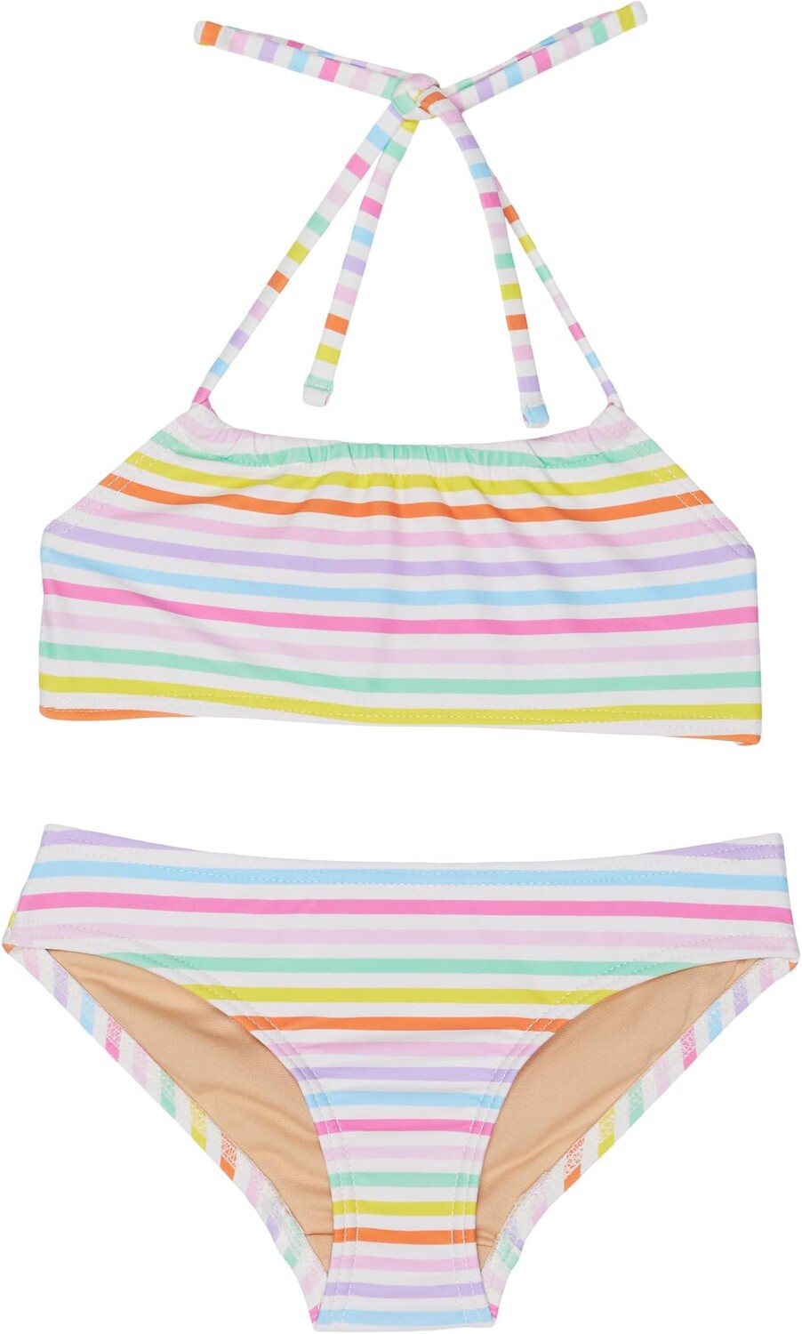 

Купальник Toobydoo Rainbow Stripes Bandeau Bikini, цвет Rainbow