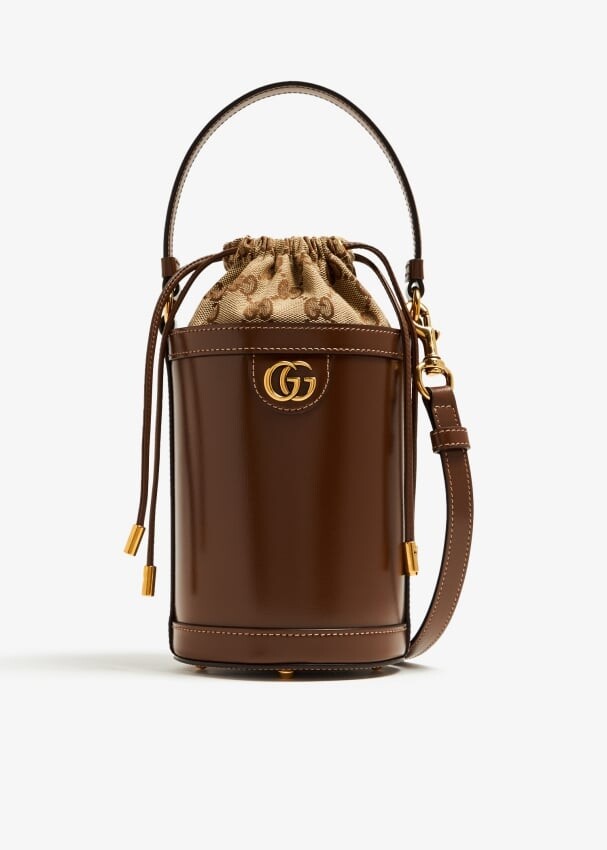 

Сумка Gucci Ophidia Mini Bucket, коричневый