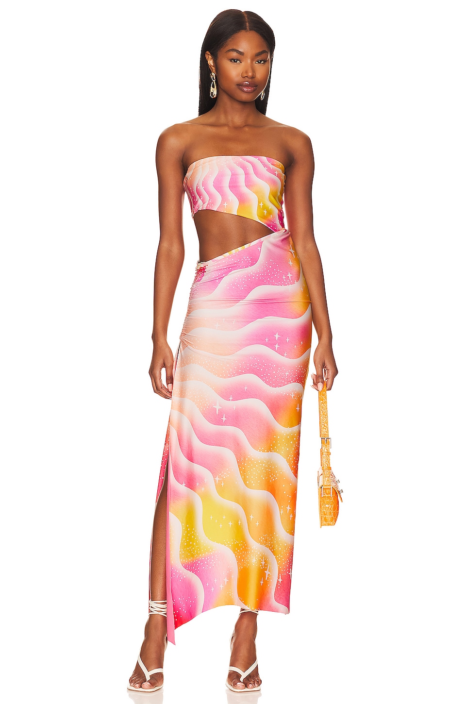 цена Платье Agua Bendita x REVOLVE Gwen, цвет Solaris Shimmer