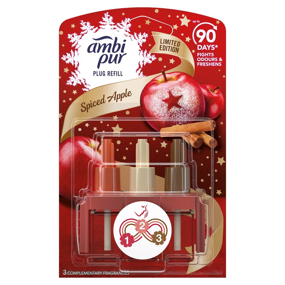 цена Картридж освежителя воздуха Ambi Pur 3Volution Spiced Apple, 20 мл
