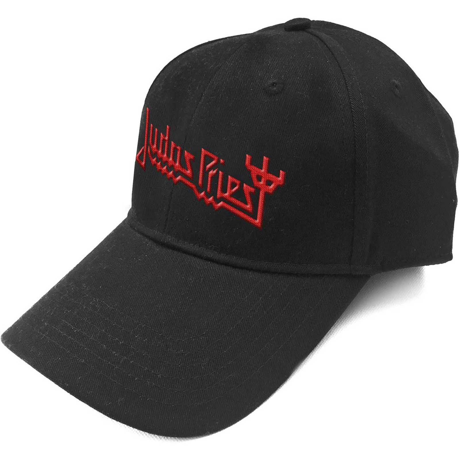 перчатка бейсбольная torneo черный Бейсбольная кепка с ремешком на спине и логотипом Fork Band Judas Priest, черный