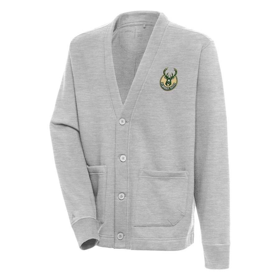 

Кардиган Antigua Milwaukee Bucks, серый