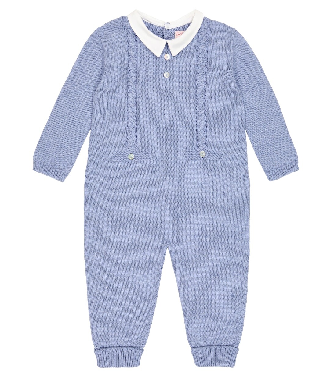 

Хлопковый комбинезон baby emilio La Coqueta, синий