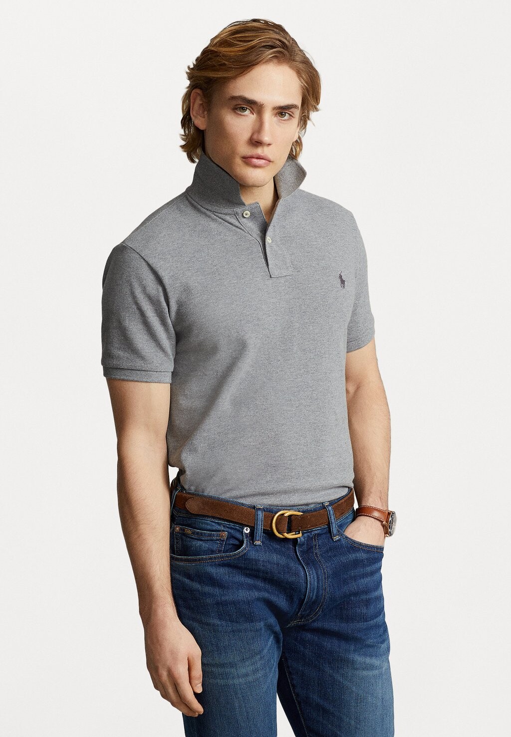 

Поло КОРОТКИЙ РУКАВ Polo Ralph Lauren, стальной вереск