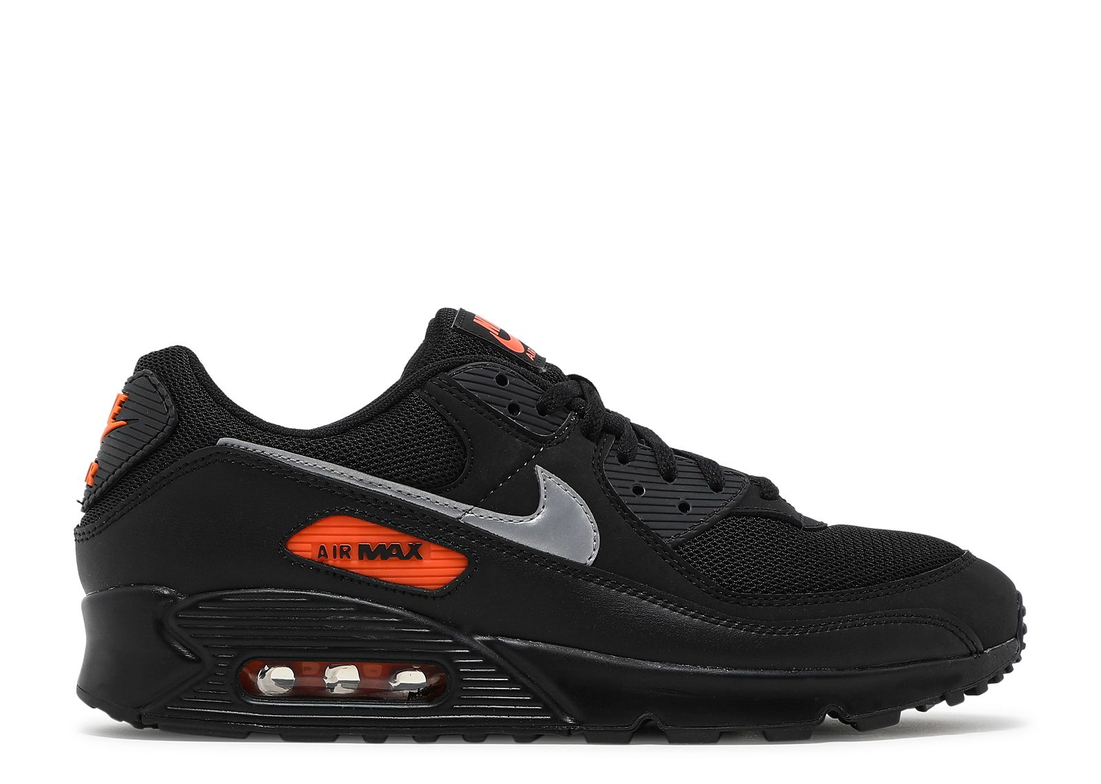 Nike air max orange and black hotsell