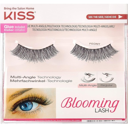 

Накладные ресницы Blooming Lash «Пион» с технологией конических кончиков и многоугольной технологией, 2 шт., Kiss