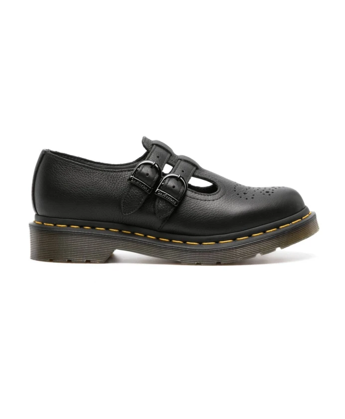 

Кожаные туфли Мэри Джейн Dr. Martens, черный