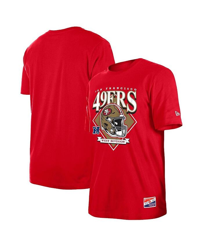 

Мужская футболка Scarlet San Francisco 49ers Team Logo New Era, красный