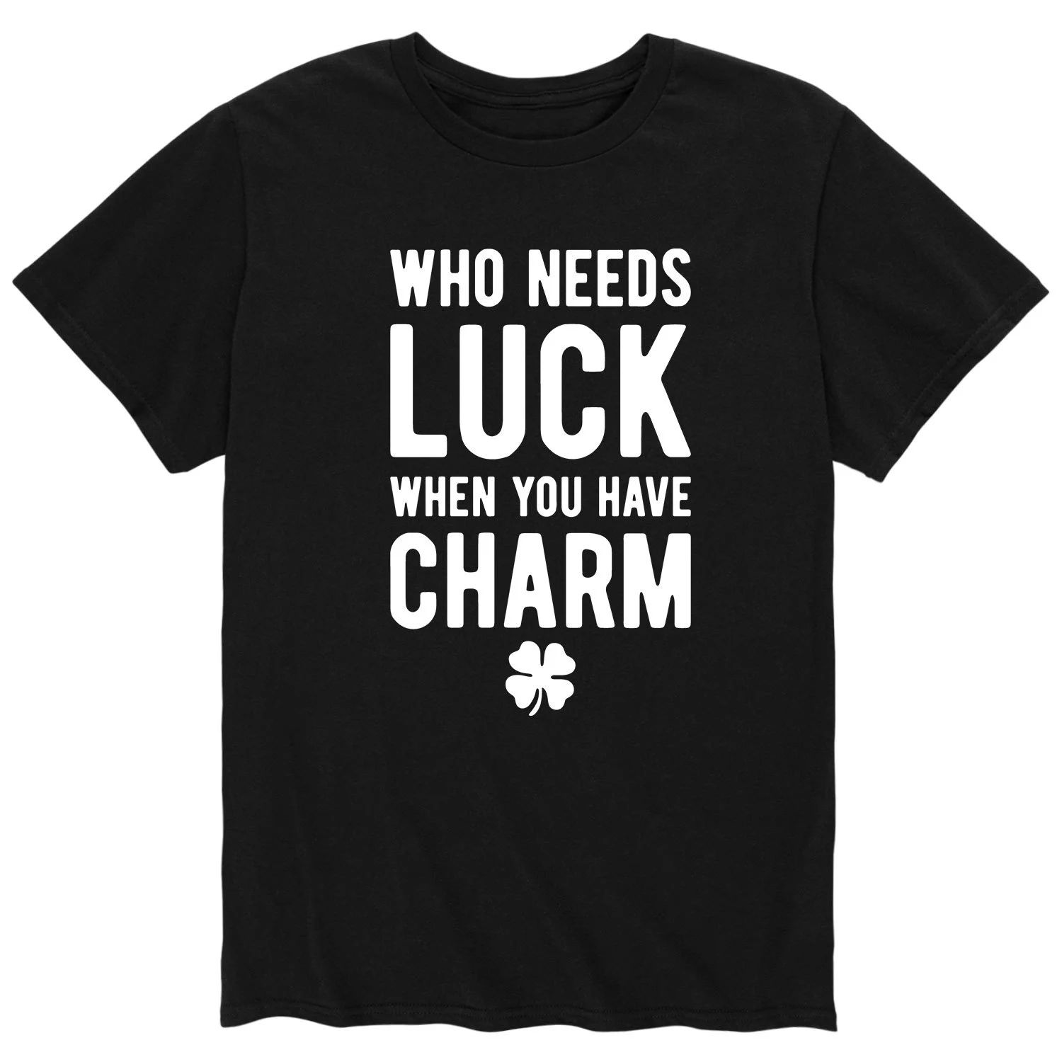 Мужская футболка с подвеской «Кому нужна удача» Licensed Character