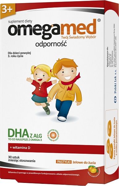 

Препарат с омега3 кислотами Omegamed Odporność 3+, 30 шт