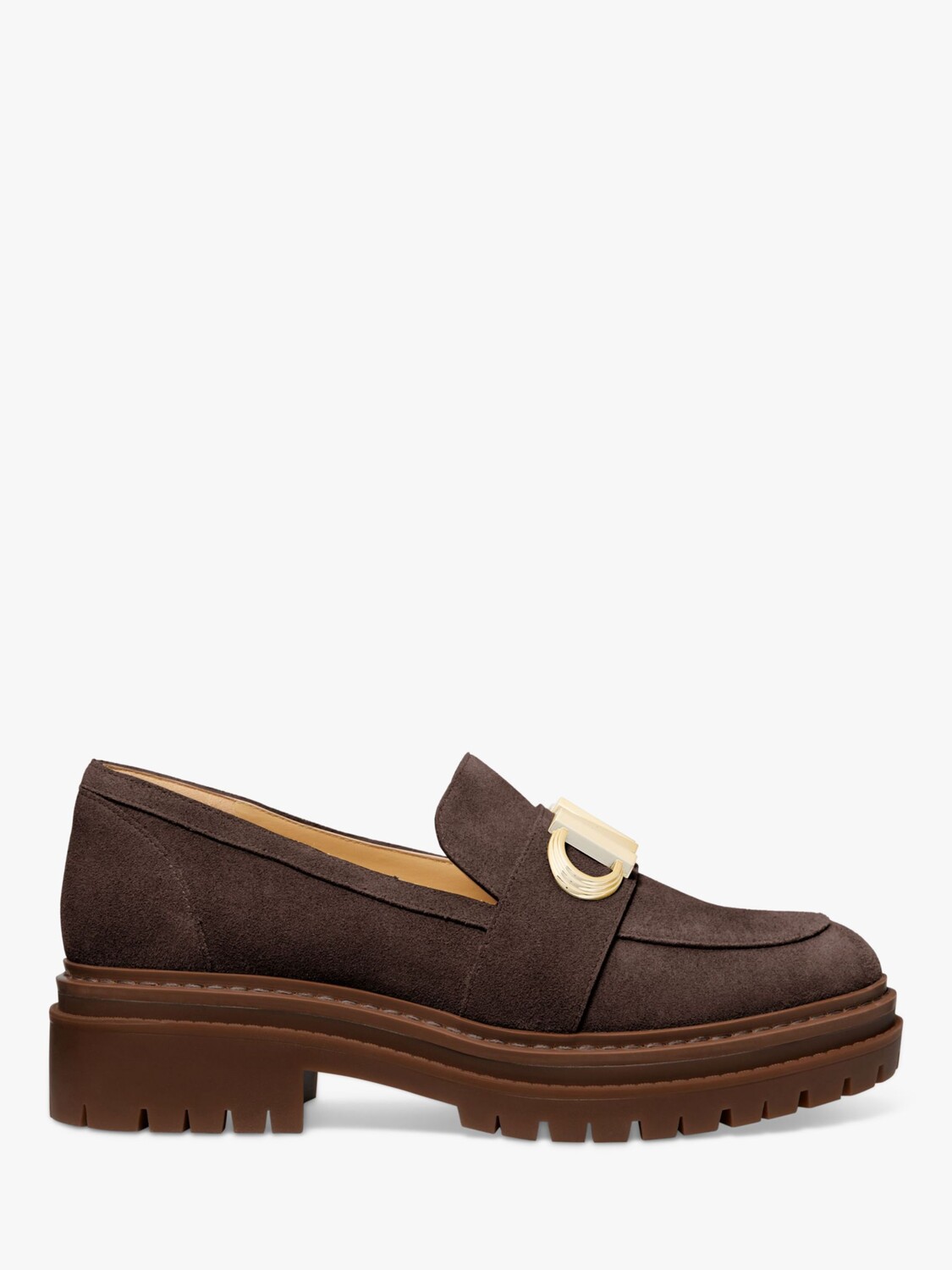 

MICHAEL Michael Kors Замшевые массивные лоферы Parker, шоколадный