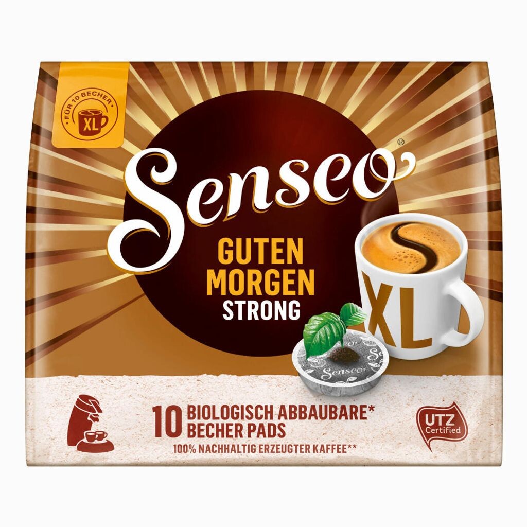 

Senseo, кофе в капсулах, Guten Morgen Strong XL, 10 штук, 125 г Jacobs