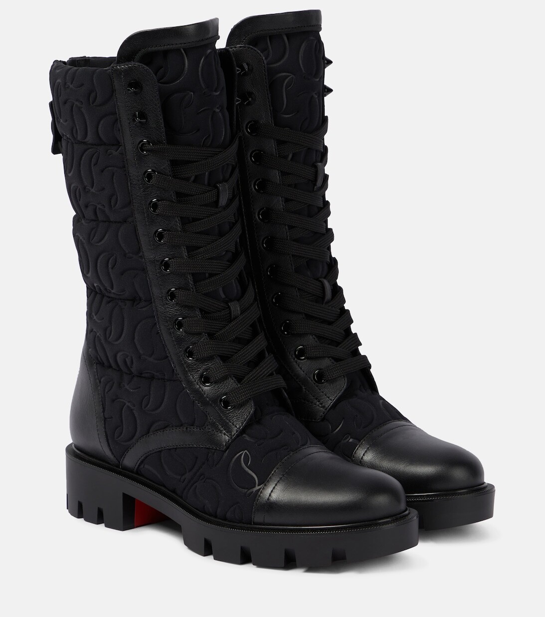 

Армейские ботинки Pavleta с кожаной отделкой Christian Louboutin, черный