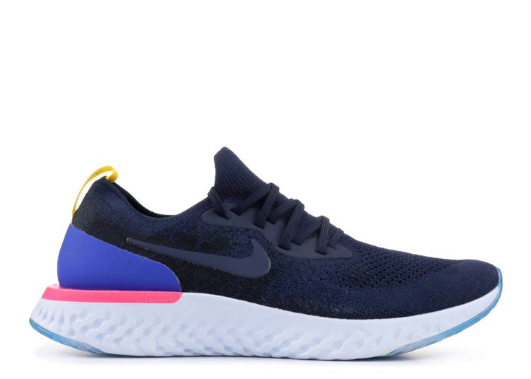 Nike epic on sale react flyknit navy