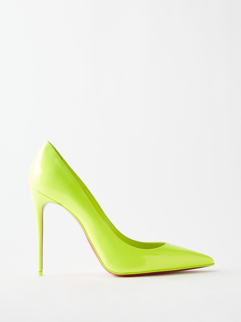 

Туфли kate 100 из лакированной кожи Christian Louboutin, желтый