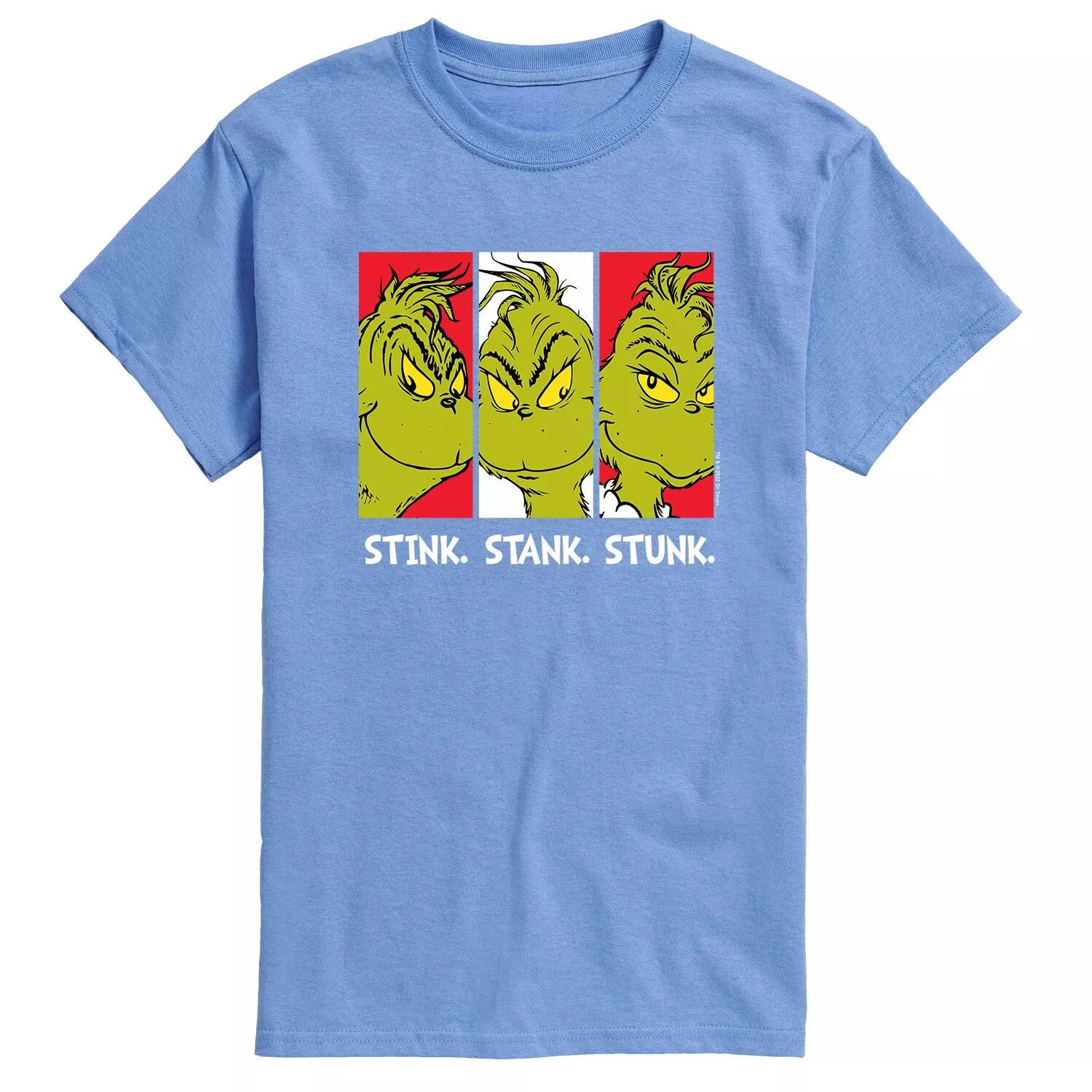 

Мужская футболка Dr. Seuss Grinch Stink Stank Stunk Licensed Character