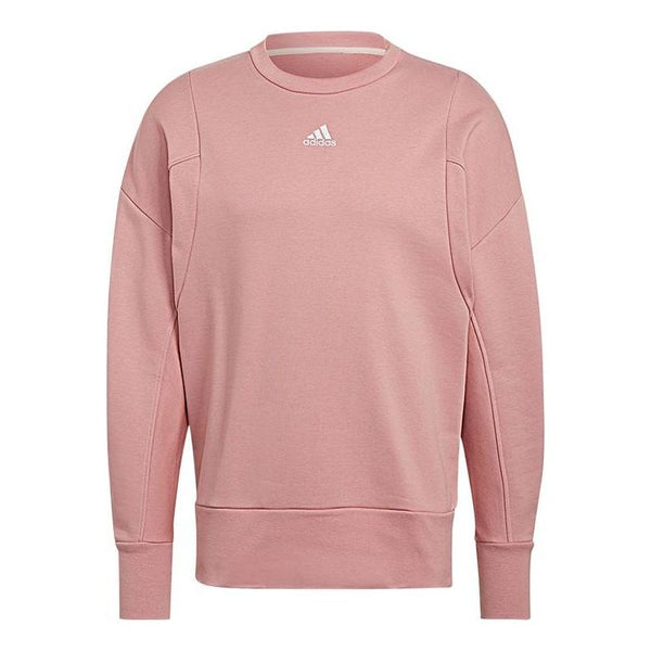 Толстовка Men's adidas Sports Round Neck Pullover Breathable Pink, мультиколор