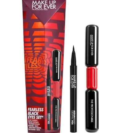 

MAKE UP FOR EVER Профессиональная 24-часовая двусторонняя тушь для ресниц, подтягивающая и придающая объем, черная
