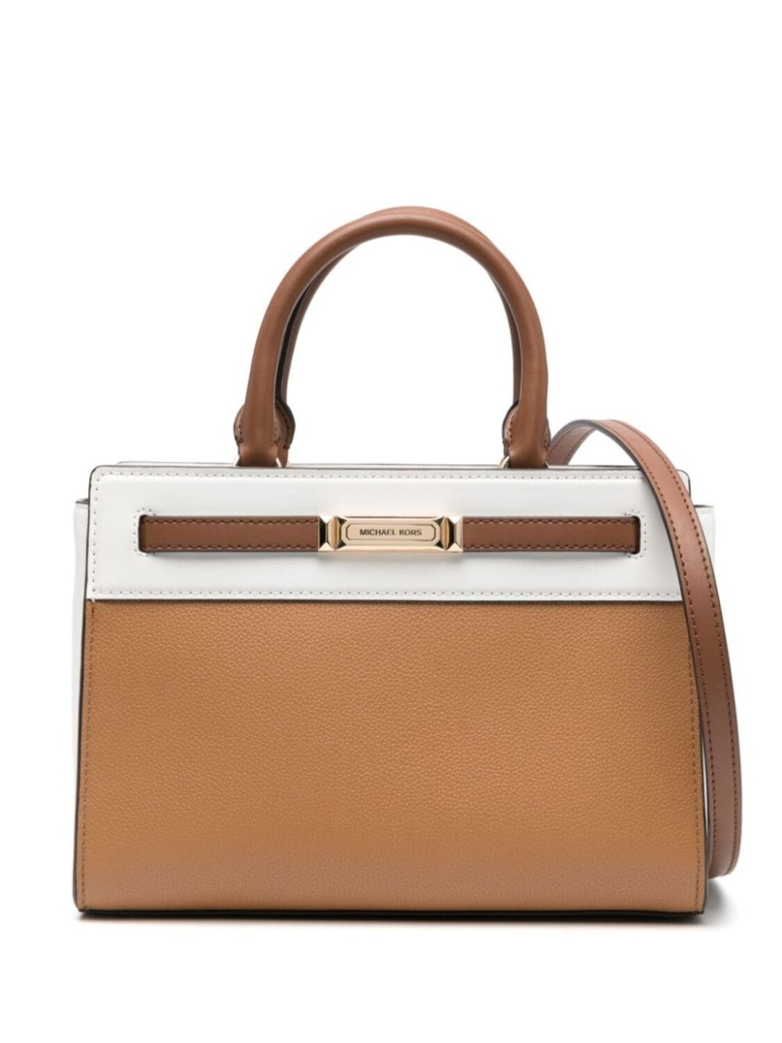 

Michael Michael Kors logo-plaque tote bag, коричневый