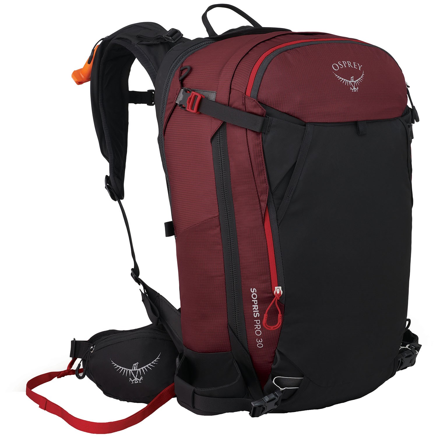 

Рюкзак Osprey Sopris Pro E2 Airbag Pack 30, красный