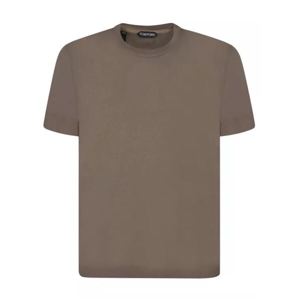

Футболка cotton blend t-shirt brown Tom Ford, коричневый