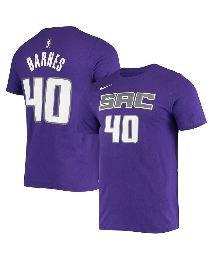 

Мужская фиолетовая футболка Harrison Barnes Sacramento Kings с именем и номером Performance Nike, фиолетовый