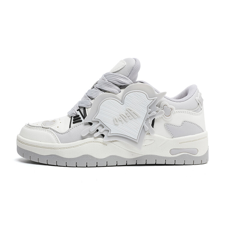 

Кроссовки 0903A Skateboarding Shoes Unisex, белый/серый