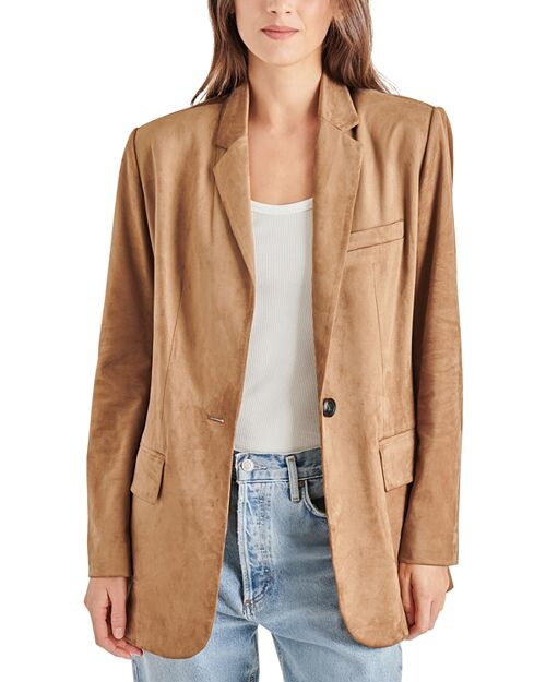

Imaan Блейзер из искусственной замши STEVE MADDEN, цвет Brown
