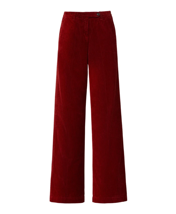 

Мягкие брюки с завышенной талией Massimo Alba, красный