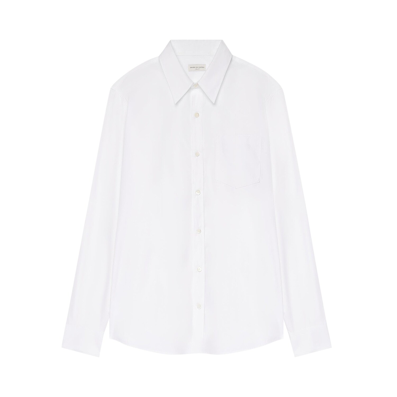 

Рубашка из поплина Dries Van Noten, цвет Белый