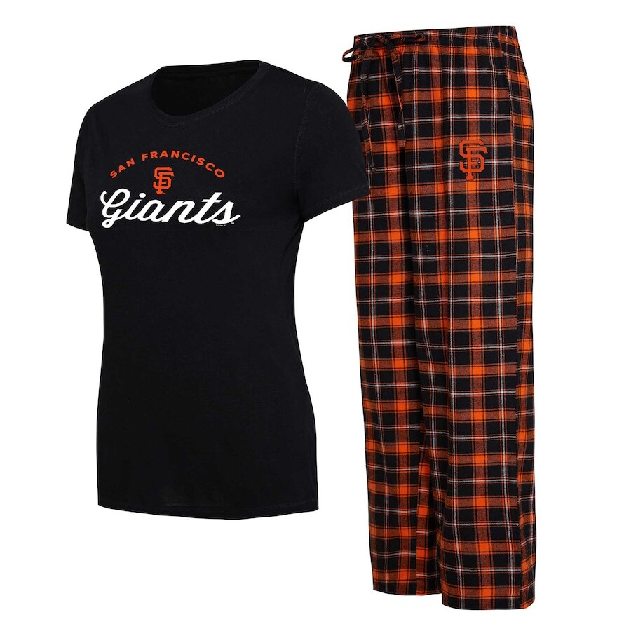 

Пижамный комплект Concepts Sport San Francisco Giants, черный