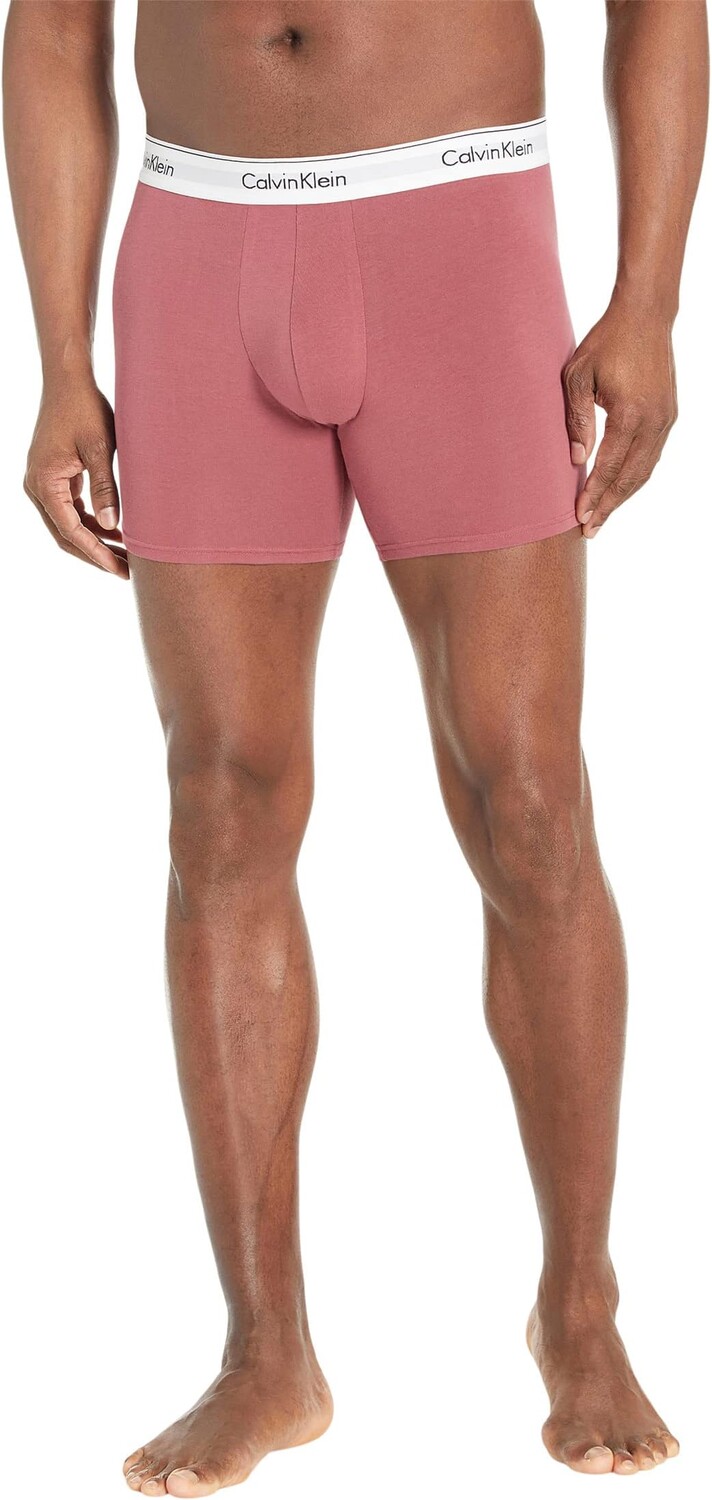 

Трусы-боксеры из хлопка Modern Stretch Multipack Calvin Klein Underwear, цвет Grey Heather/Silver Springs/Raspberry Blush