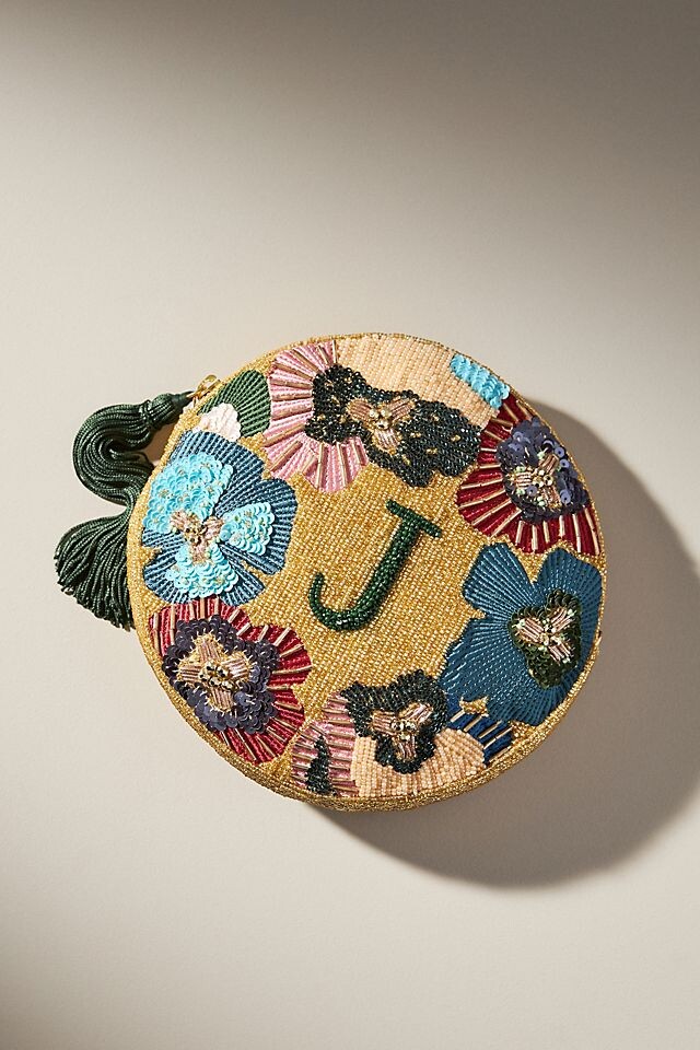 

Клатч с монограммой Holiday Anthropologie, цвет j
