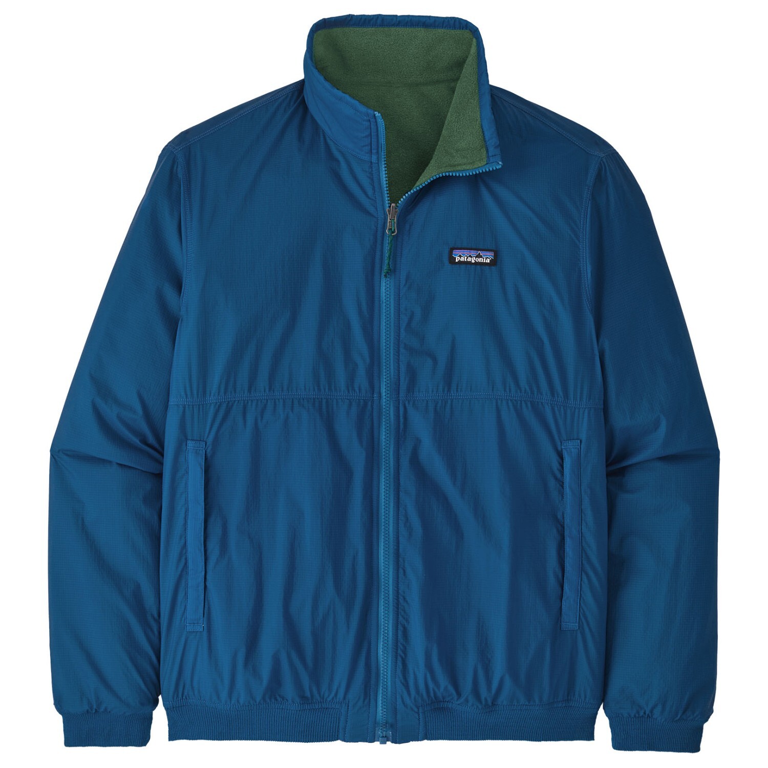 

Повседневная куртка Patagonia Reversible Shelled Microdini, цвет Endless Blue