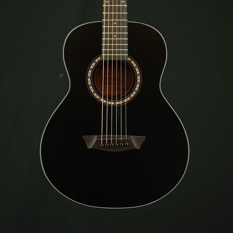 Акустическая гитара Washburn AGM5BMK-A-U Apprentice Series Acoustic-Electric Guitar, Black Matte акустическая гитара washburn black matte g mini 5 apprentice series 7 8 size agm5bmk a