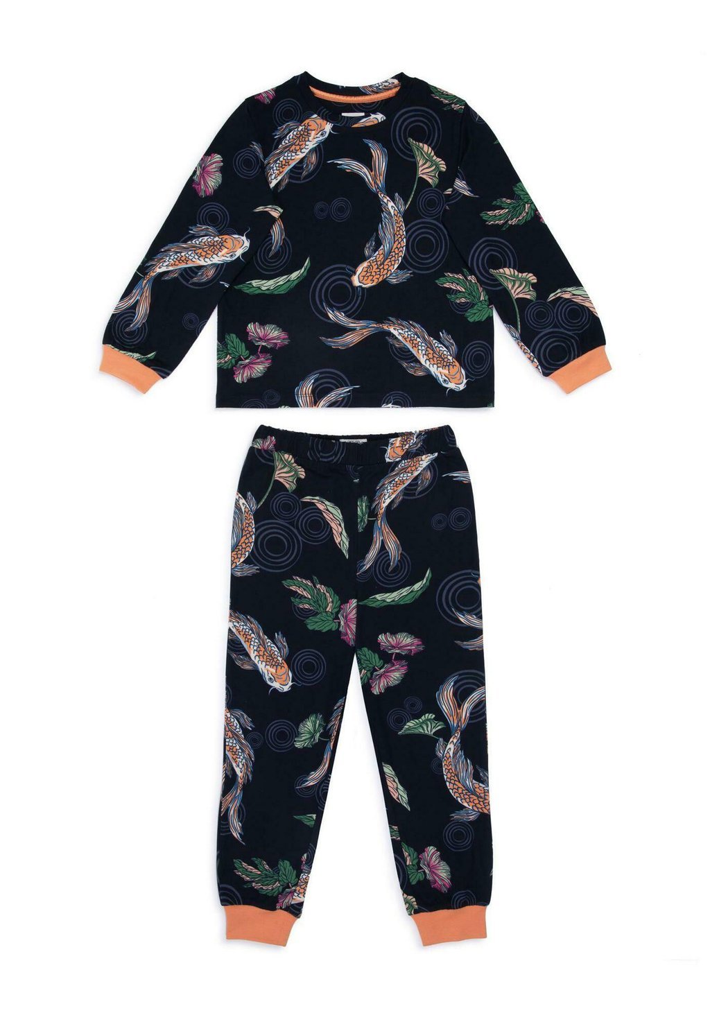 

Пижама Koi Fish Print Set Chelsea Peers, цвет navy