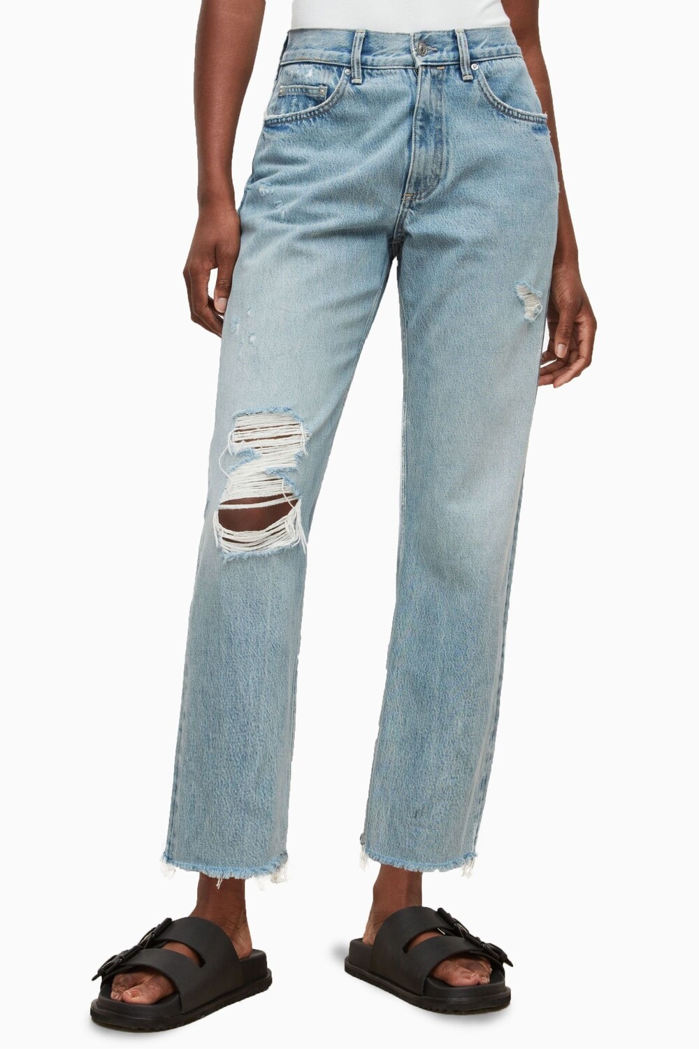 

Синие апрельские джинсы AllSaints All Saints, синий