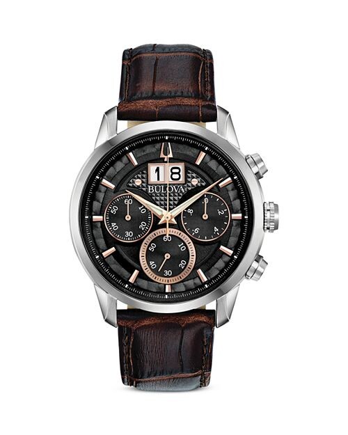 

Саттон-хронограф, 44 мм Bulova, цвет Black